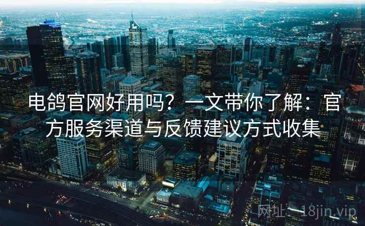 电鸽官网好用吗？一文带你了解：官方服务渠道与反馈建议方式收集