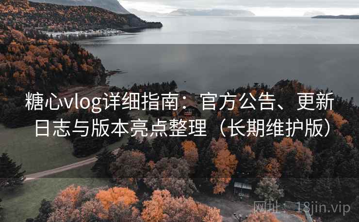 糖心vlog详细指南：官方公告、更新日志与版本亮点整理（长期维护版）