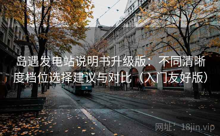 岛遇发电站说明书升级版：不同清晰度档位选择建议与对比（入门友好版）
