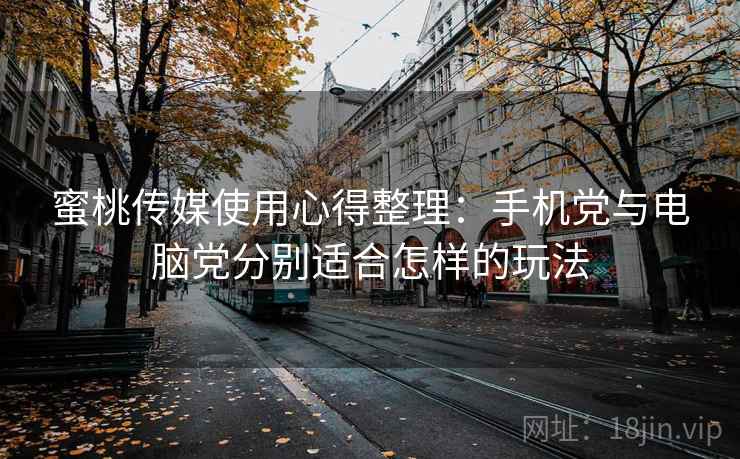 蜜桃传媒使用心得整理：手机党与电脑党分别适合怎样的玩法