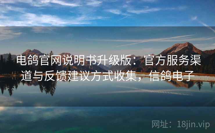 电鸽官网说明书升级版:官方服务渠道与反馈建议方式收集,信鸽电子 电鸽官网说明书升级版:官方服务渠道与反馈建议方式收集,信鸽电子