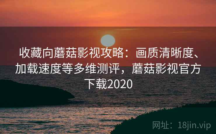 收藏向蘑菇影视攻略:画质清晰度、加载速度等多维测评,蘑菇影视官方下载2020 收藏向蘑菇影视攻略:画质清晰度、加载速度等多维测评,蘑菇影视官方下载2020