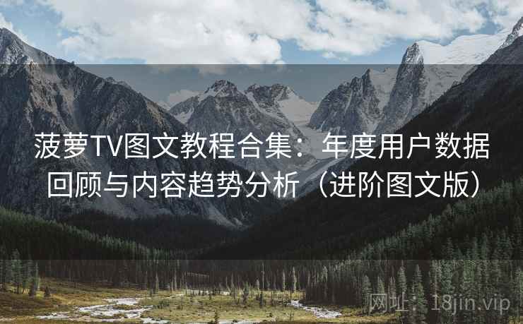 菠萝TV图文教程合集:年度用户数据回顾与内容趋势分析(进阶图文版) 菠萝TV图文教程合集:年度用户数据回顾与内容趋势分析(进阶图文版)